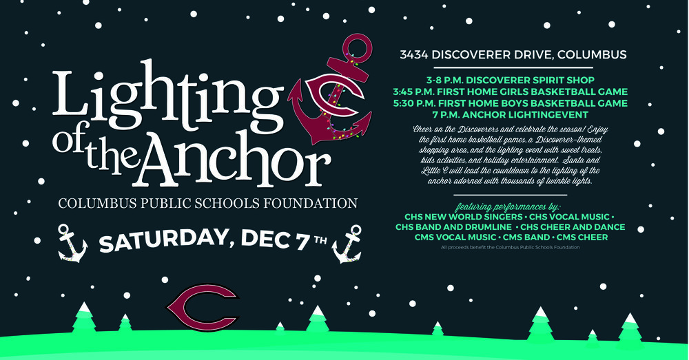 Join us tomorrow for the Lighting of the Anchor