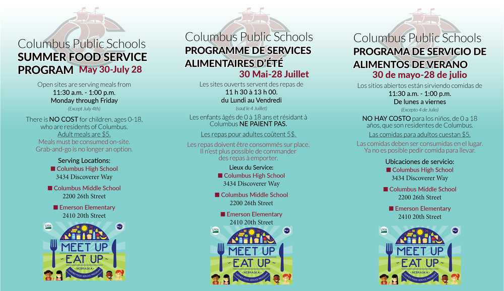 Summer Lunch Program Flyers