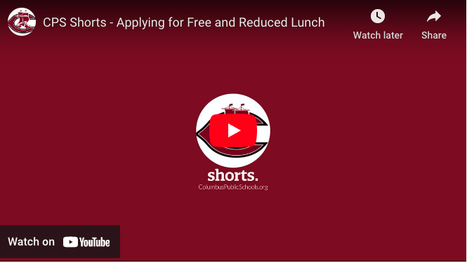 cps shorts free & reduced lunch