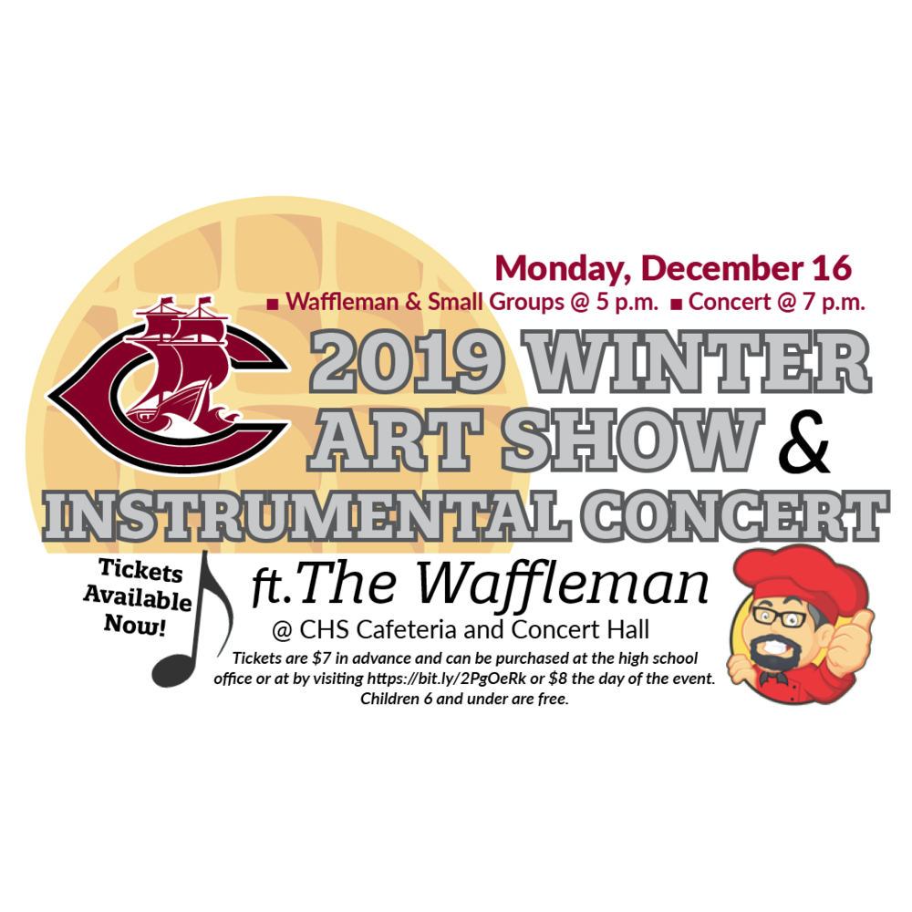 2019 Winter Art Show, Instrumental Choir ft. The Waffleman