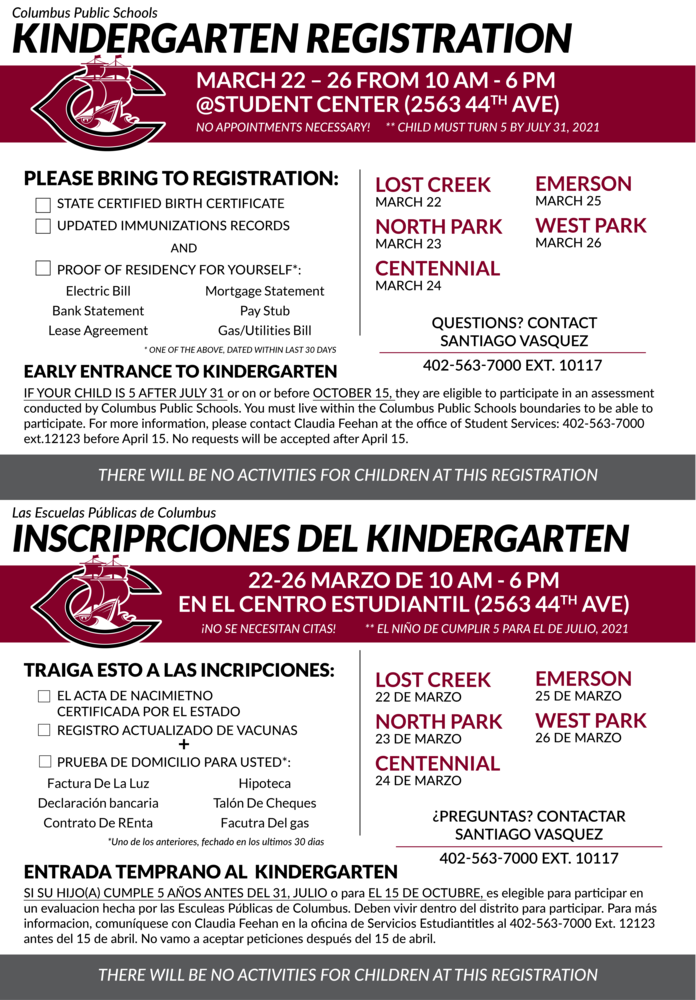Kindergarten Registration Opens Soon!