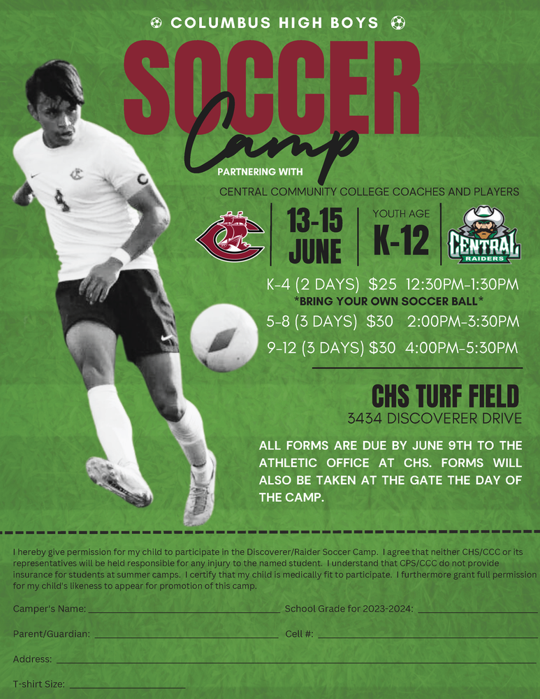 Soccer Camp Flyer