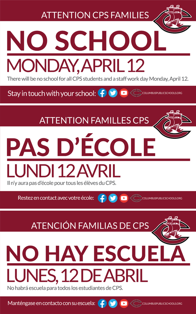 No School for CPS Students on April 12th