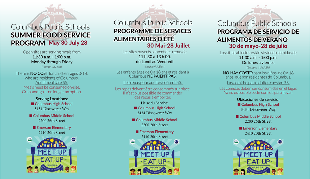 Summer Food Service Dates Announced! Columbus After School Program