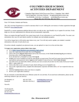 CHS Activities Department Announces New Online Registration