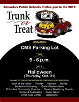 Trunk or Treat with us on Halloween!