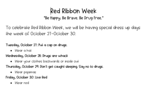 Centennial to Celebrate Red Ribbon Week