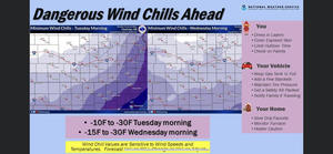 Wind Chill Advisory 2/22 and 2/23 