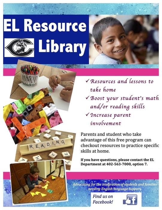 EL Resource Library flyer - English
