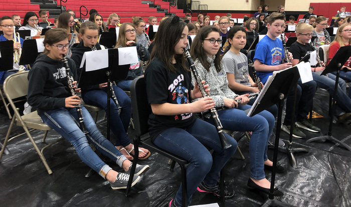 CMS Honor Band students